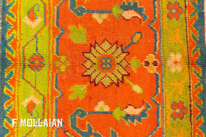 Tapis Turc Ushak (Oushak) Antique n°:79001661